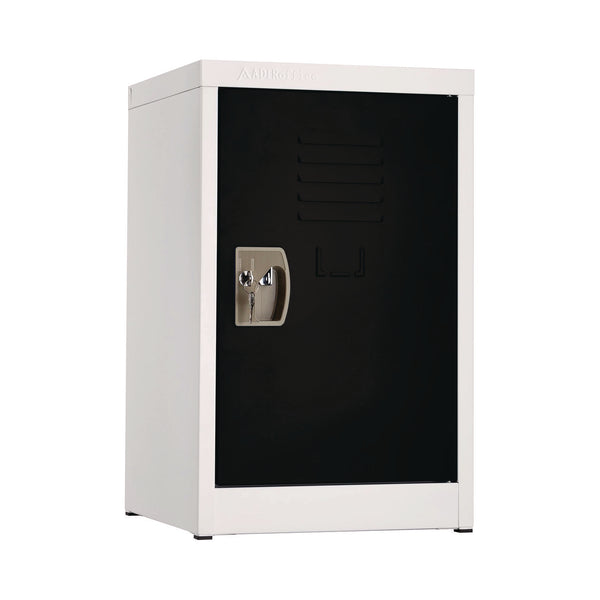 AdirOffice Steel Storage Locker, 1 Compartment, 15 x 15 x 24, Black (ALHI62902BLK) Each