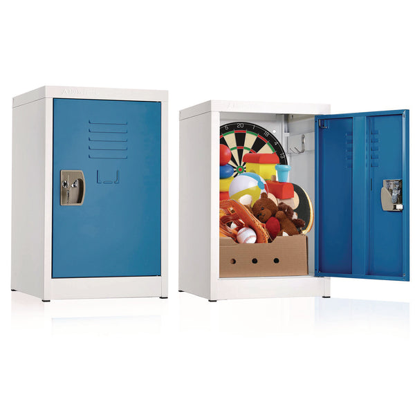 AdirOffice Steel Storage Locker, 1 Compartment, 15 x 15 x 24, Blue (ALHI62902BLU) Each