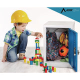 AdirOffice Steel Storage Locker, 1 Compartment, 15 x 15 x 24, Blue (ALHI62902BLU) Each