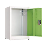 AdirOffice Steel Storage Locker, 1 Compartment, 15 x 15 x 24, Green (ALHI62902GRN) Each