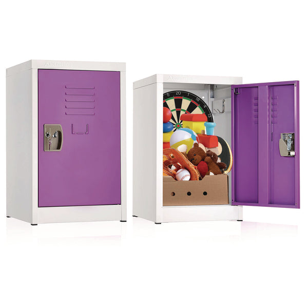 AdirOffice Steel Storage Locker, 1 Compartment, 15 x 15 x 24, Purple (ALHI62902PUR) Each