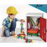 AdirOffice Steel Storage Locker, 1 Compartment, 15 x 15 x 24, Red (ALHI62902RED) Each