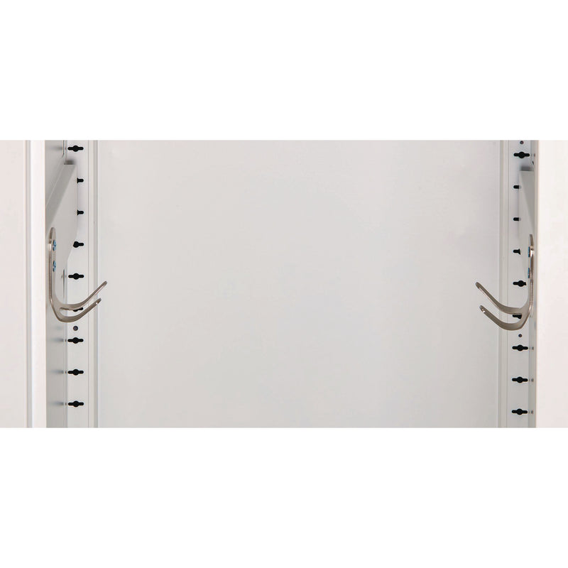 AdirOffice Steel Storage Locker, 1 Compartment, 15 x 15 x 24, White (ALHI62902WHI) Each