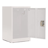 AdirOffice Steel Storage Locker, 1 Compartment, 15 x 15 x 24, White (ALHI62902WHI) Each