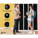 AdirOffice Steel Storage Locker, 1 Compartment, 12 x 12 x 72, Black (ALHI629201BLK) Each