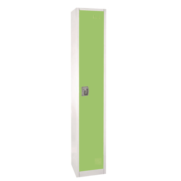 AdirOffice Steel Storage Locker, 1 Compartment, 12 x 12 x 72, Green (ALHI629201GRN) Each