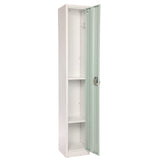 AdirOffice Steel Storage Locker, 1 Compartment, 12 x 12 x 72, Misty Green (ALHI629201MGRN) Each