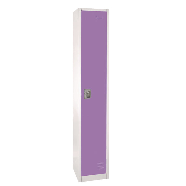 AdirOffice Steel Storage Locker, 1 Compartment, 12 x 12 x 72, Purple (ALHI629201PUR) Each