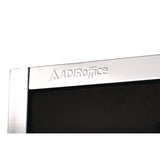 AdirOffice Steel Storage Locker, 3 Compartment, 12 x 12 x 72, Black (ALHI629203BLK) Each
