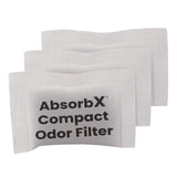 HLS Commercial® AbsorbX Compact Odor Filter, 0.03 lb Bag, Unscented, 3/Pack (HLMHLS08CF3) Each