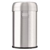 HLS Commercial® Open Top Trash Can, 13 gal, Plastic/Stainless Steel, Silver (HLMHLS13STR) Each
