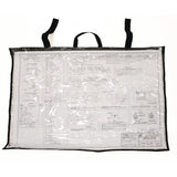 AdirOffice Large Document Protection Blueprint Plan Holder, Holds Plans 18" x 36", Clear (ALHIPS1836) Each
