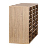 AdirOffice Wooden 27 Compartment Literature Organizer, 27 Sections, Letter Size, 31.49 x 11.81 x 21.65, Medium Oak (ALHIOF20101MEO) Each