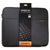 Samsonite® Aramon Laptop Sleeve, Fits Devices Up to 15.6", Neoprene, 15.75 x 1 x 10.5, Black (SML433211041) Each