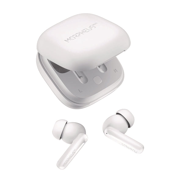 Morpheus 360® Nemesis ANC Wireless Noise Cancelling Earbuds, White (MHSTW2750W) Each
