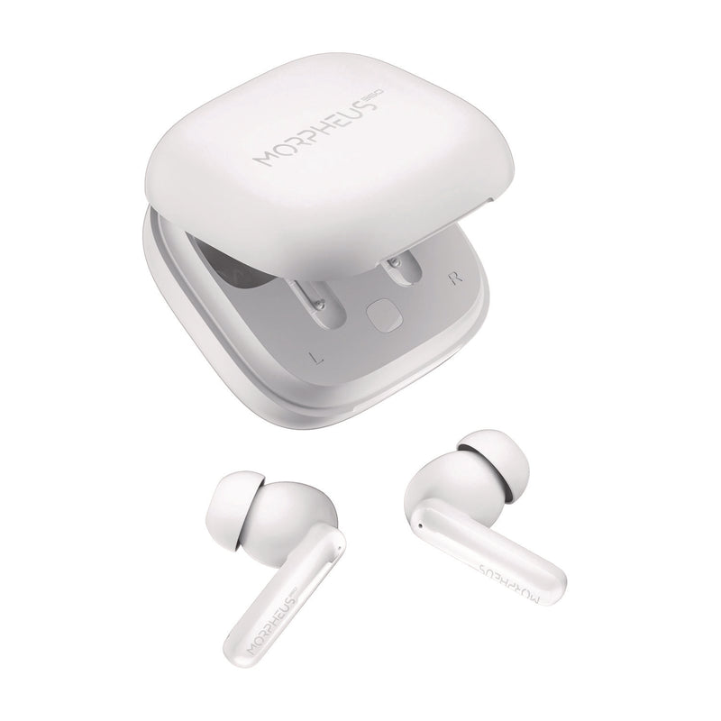 Morpheus 360® Nemesis ANC Wireless Noise Cancelling Earbuds, White (MHSTW2750W) Each