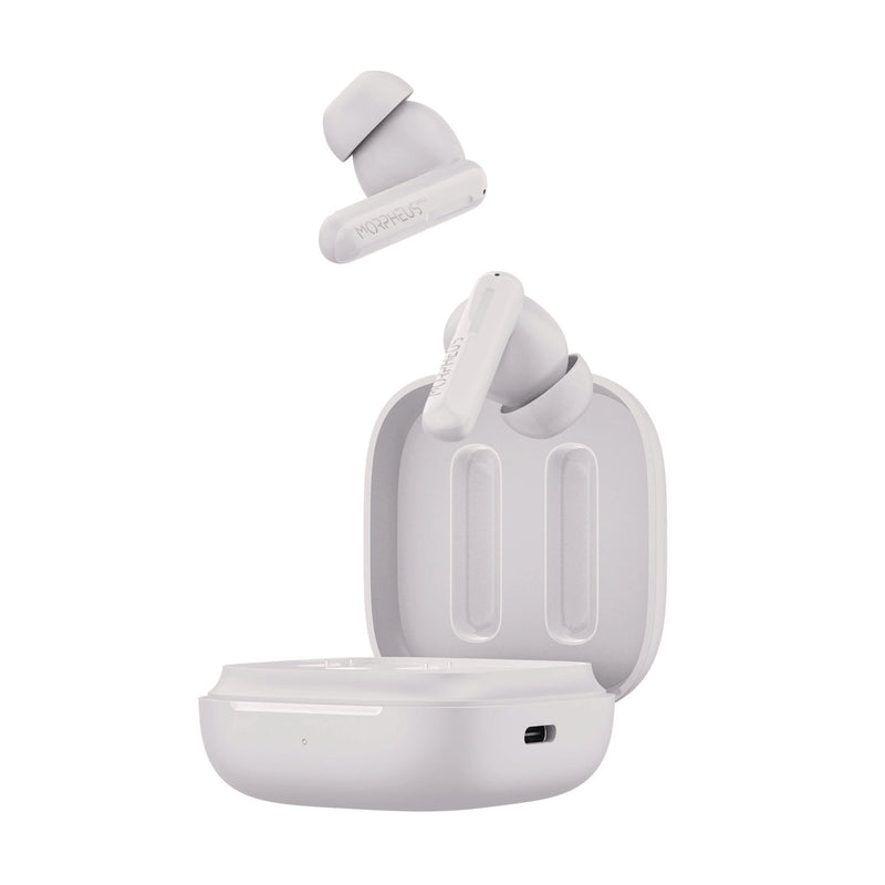 Morpheus 360® Nemesis ANC Wireless Noise Cancelling Earbuds, White (MHSTW2750W) Each