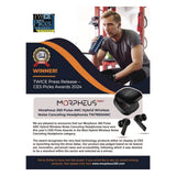 Morpheus 360® Pulse ANC Hybrid Wireless Noise Cancelling Earbuds, Black (MHSTW7850HD) Each
