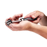 Great Neck® Ratcheting Screw/Nut Driver Set, Phillips/Slotted/Star Bits, 7" Long, Black/Red (GNS950DE) Each