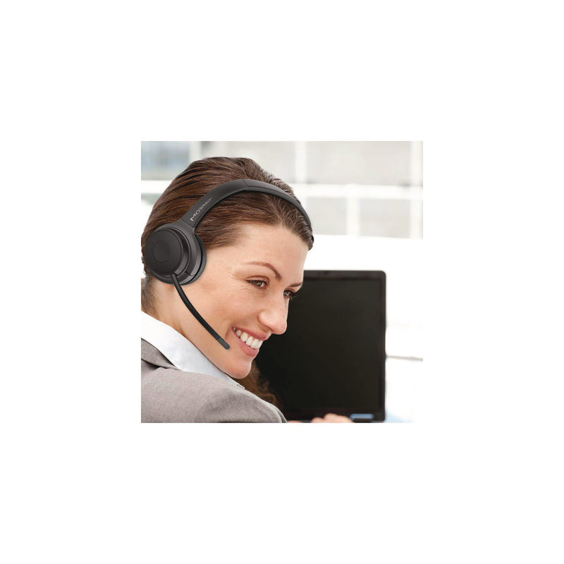 Morpheus 360® HS6200MBT Wireless Mono Headset with Detachable Boom Microphone, Over the Head (MHSHS6200MBT) Each