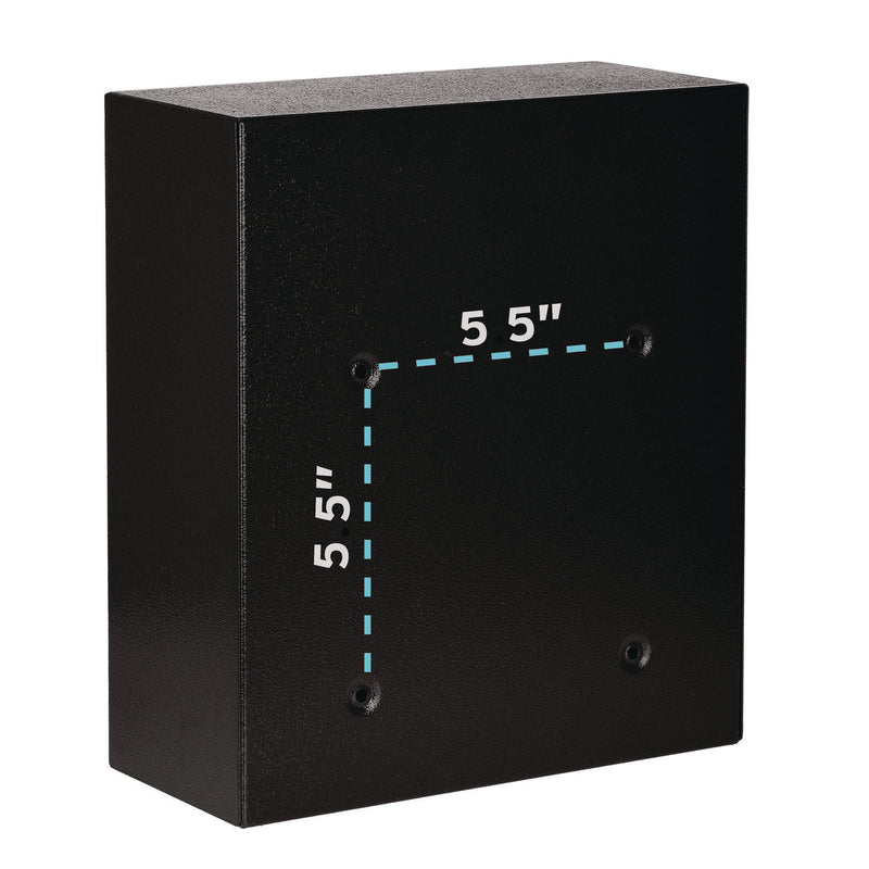 AdirOffice Medium Ultimate Wall Mounted Mail Box, 10.4 x 4.5 x 12, Black (ALHI63105BLK) Each