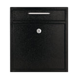 AdirOffice Medium Ultimate Wall Mounted Mail Box, 10.4 x 4.5 x 12, Black (ALHI63105BLK) Each