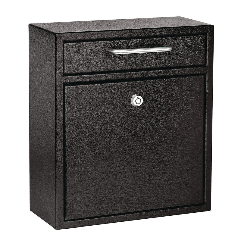 AdirOffice Medium Ultimate Wall Mounted Mail Box, 10.4 x 4.5 x 12, Black (ALHI63105BLK) Each