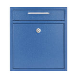 AdirOffice Medium Ultimate Wall Mounted Mail Box, 10.4 x 4.5 x 12, Blue (ALHI63105BLU) Each