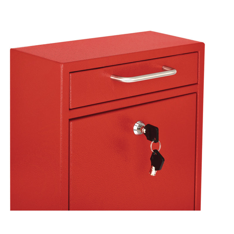 AdirOffice Medium Ultimate Wall Mounted Mail Box, 10.4 x 4.5 x 12, Red (ALHI63105RED) Each