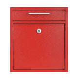 AdirOffice Medium Ultimate Wall Mounted Mail Box, 10.4 x 4.5 x 12, Red (ALHI63105RED) Each