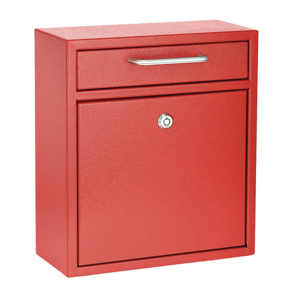 AdirOffice Medium Ultimate Wall Mounted Mail Box, 10.4 x 4.5 x 12, Red (ALHI63105RED) Each