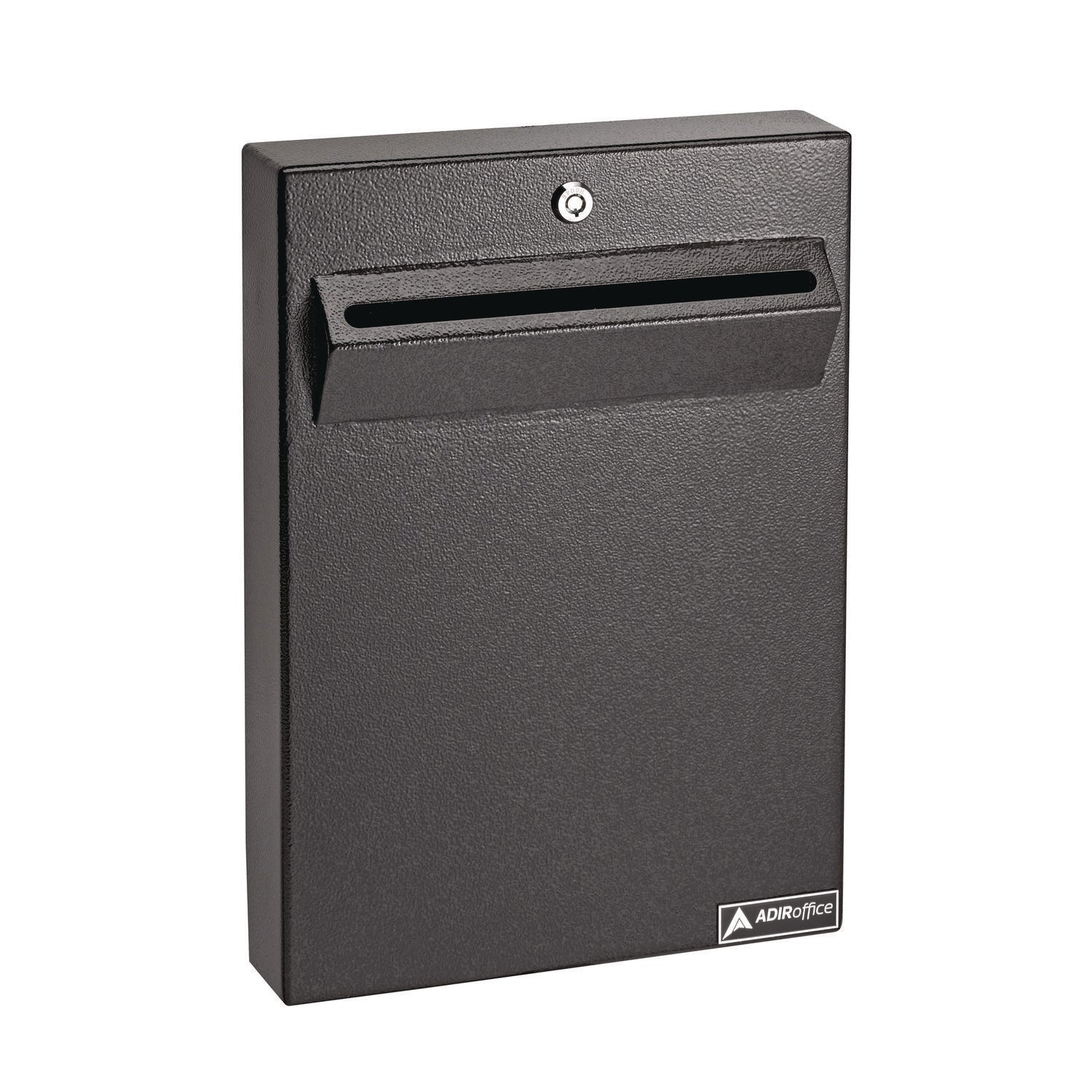 AdirOffice Large Wall Mounted Weatherproof Steel Secure Drop Box, 11 x ...