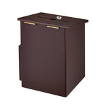 AdirOffice Squared Wood Locking Suggestion Box, 7.25 x 7.5 x 10, Medium Density Fiberboard, Mahogany (ALHI63201MA) Each