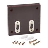 AdirOffice Squared Wood Locking Suggestion Box, 7.25 x 7.5 x 10, Medium Density Fiberboard, Mahogany (ALHI63201MA) Each