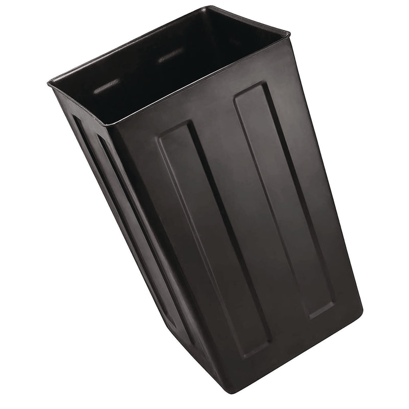 Alpine Industries 40 Gallon Rigid Plastic Waterproof Square Trash Can Insert Liner for Indoor/Outdoor Trash Can, Plastic, Black (ALHALPA01) Each