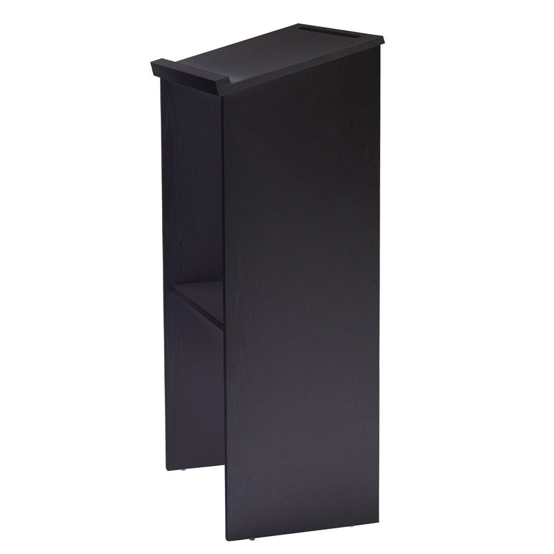 AdirOffice Wood Stand-up Podium Lectern Speaker Stand, 23 x 15 x 45.8, Black (ALHI66101BLK) Each
