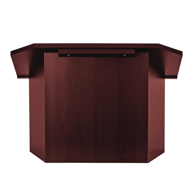 AdirOffice Foldable Tabletop Podium Lectern Speaker Stand, 27 x 16 x 19, Mahogany (ALHI66105MA) Each