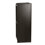 AdirOffice Wood Mobile Presentation Lectern Speaker Stand with Shelves, 22.44 x 16.53 x 45.98, Black (ALHI66107BLK) Each