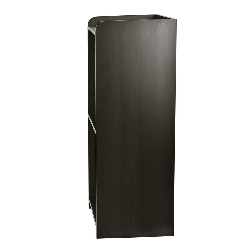 AdirOffice Wood Mobile Presentation Lectern Speaker Stand with Shelves, 22.44 x 16.53 x 45.98, Black (ALHI66107BLK) Each