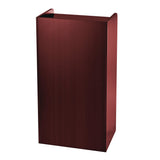 AdirOffice Wood Mobile Presentation Lectern Speaker Stand with Shelves, 22.44 x 16.53 x 45.98, Mahogany (ALHI66107MA) Each