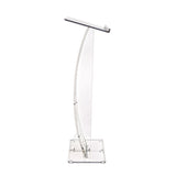 AdirOffice Acrylic Slanted Podium Lectern Speaker Stand, 26.75 x 12.5 x 47, Clear (ALHI66103CLR) Each