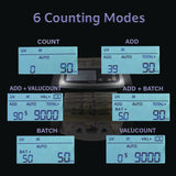 Cassida 5520UV/MG Cash Counter, 1,300 Bills/min, 9.7 x 11.5 x 7.5, Gray (CIA5520UVMG) Each