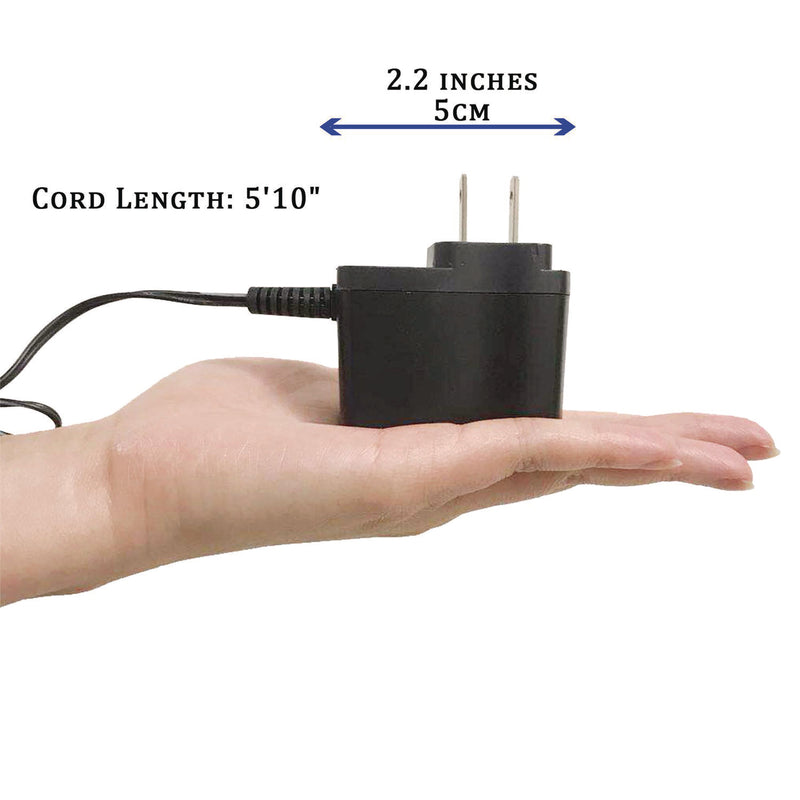 HLS Commercial® AC Adapter for Sensor Trash Cans, 2.3", Black (HLMHLSAC) Each