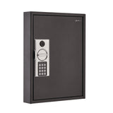 AdirOffice Steel Digital Lock Key Cabinet, 60-Key, 13 x 2.6 x 17, Stainless Steel 304, Black (ALHI68060BLK) Each