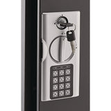 AdirOffice Steel Digital Lock Key Cabinet, 60-Key, 13 x 2.6 x 17, Stainless Steel 304, Black (ALHI68060BLK) Each