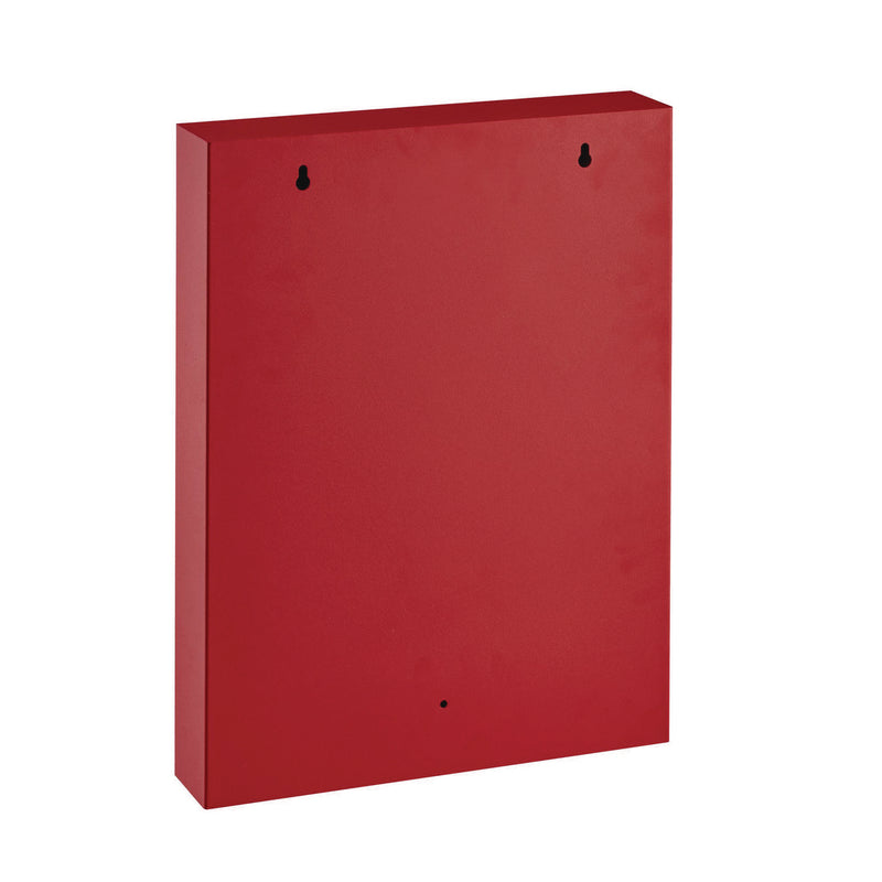 AdirOffice Steel Digital Lock Key Cabinet, 60-Key, 13 x 2.6 x 17, Stainless Steel 304, Red (ALHI68060RED) Each