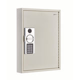 AdirOffice Steel Digital Lock Key Cabinet, 60-Key, 13 x 2.6 x 17, Stainless Steel 304, White (ALHI68060WHI) Each