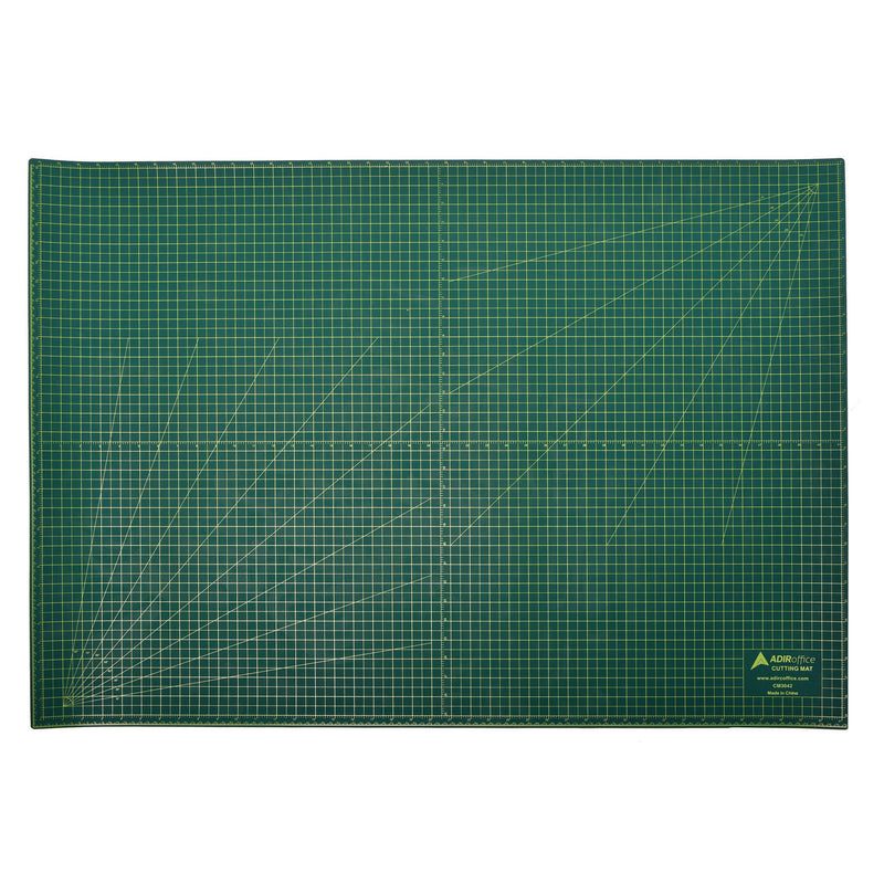 AdirOffice Reversible Self Healing Cutting Mat, 30 x 42, Green/Black (ALHICM3042) Each