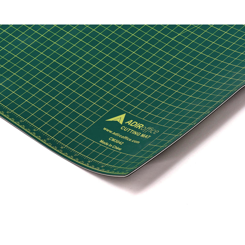 AdirOffice Reversible Self Healing Cutting Mat, 30 x 42, Green/Black (ALHICM3042) Each