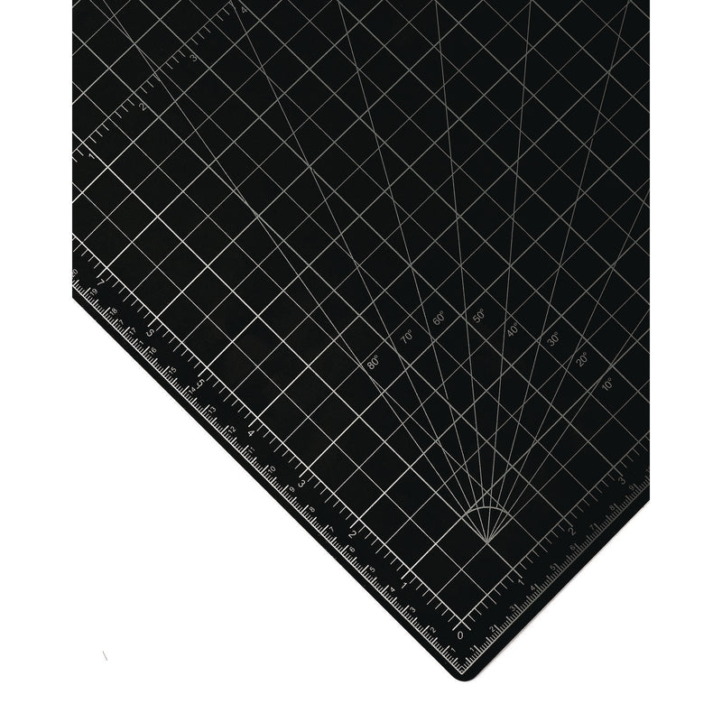 AdirOffice Reversible Self Healing Cutting Mat, 18 x 24, Green/Black (ALHICM1824) Each